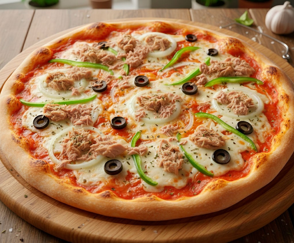 Pizzitas-de-atún-con-chile-dulce