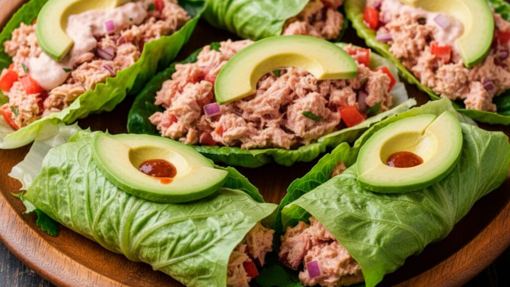 tuny-tuna-spicy-lettuce-wrap